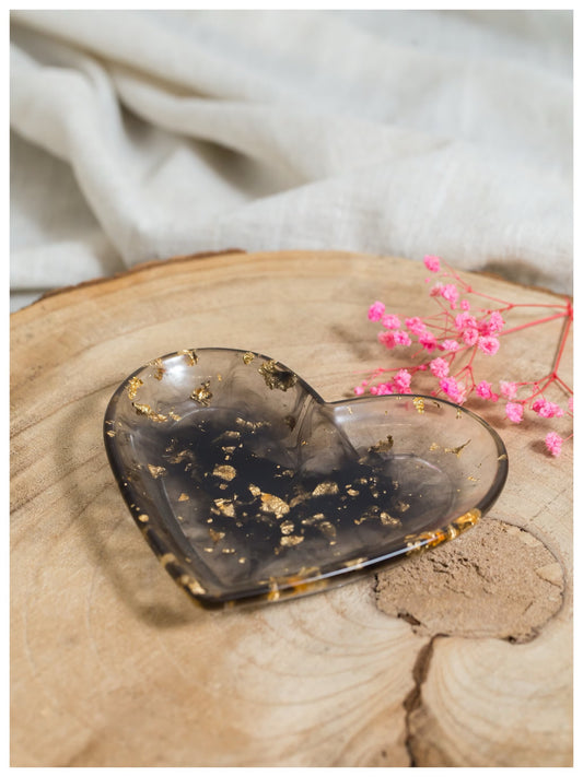 Resin - Large Heart Trinket Dish