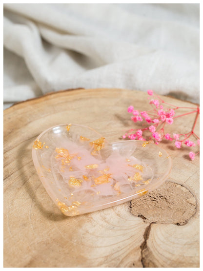 Resin - Large Heart Trinket Dish