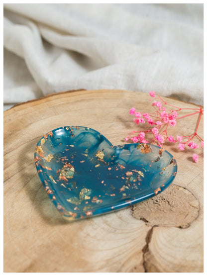 Resin - Large Heart Trinket Dish