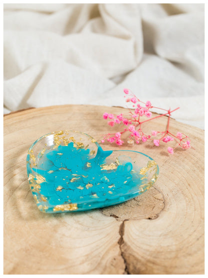 Resin - Large Heart Trinket Dish