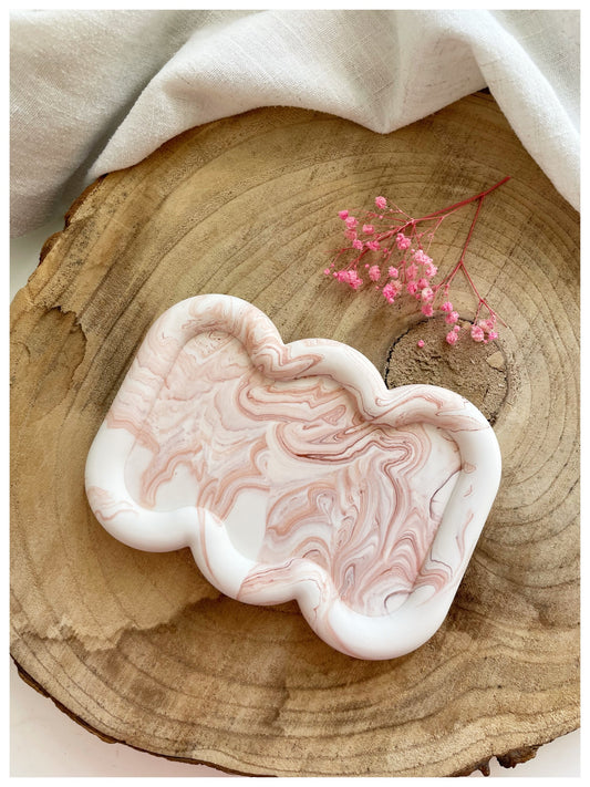 Jesmonite - Wave Trinket Tray
