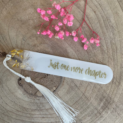 Personalised Resin Bookmarks