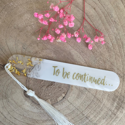Personalised Resin Bookmarks