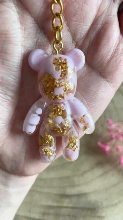 Light Pink Teddy Bear Keychain